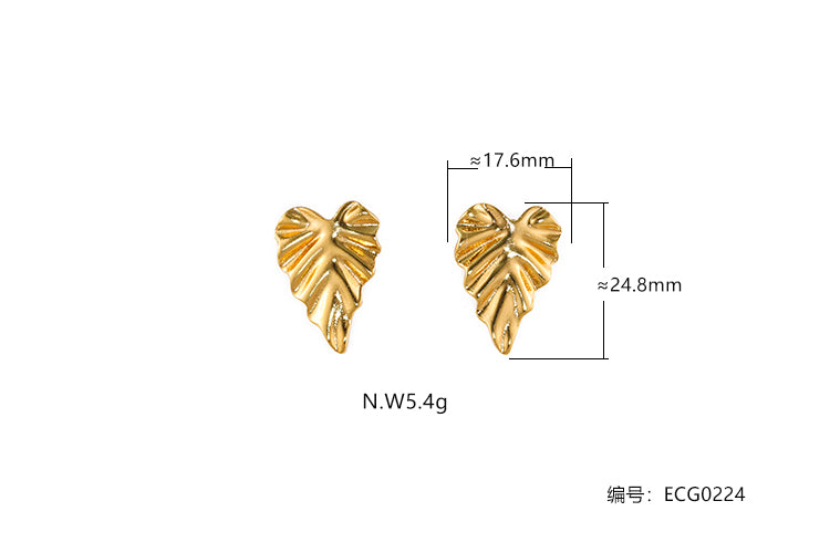 Brincos Folhagens ECG0224