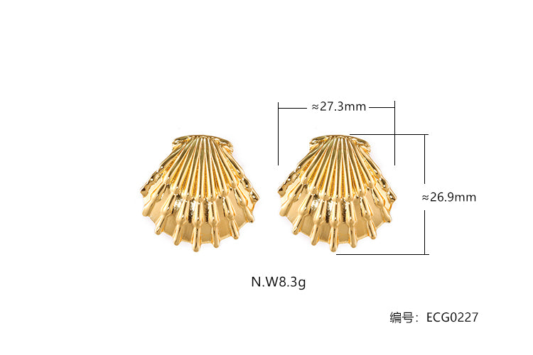 Brincos Conchas ECG0227