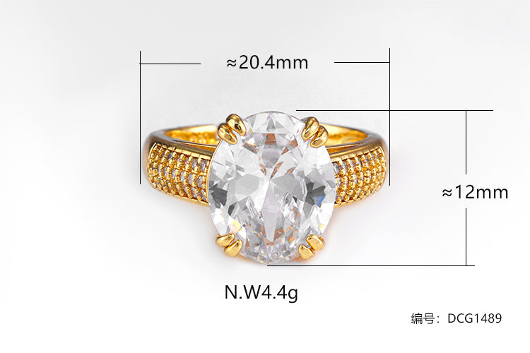 Anel Solitario Puro Glamour DCG1489