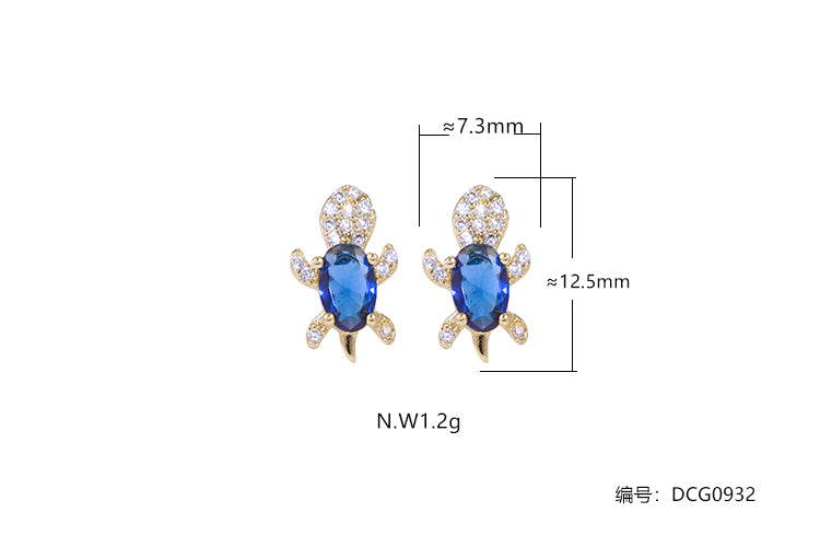 Brinco Tartaruga Cravejada DCG0932