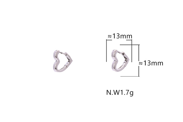 Trio Argolinhas Coracao XYS103500