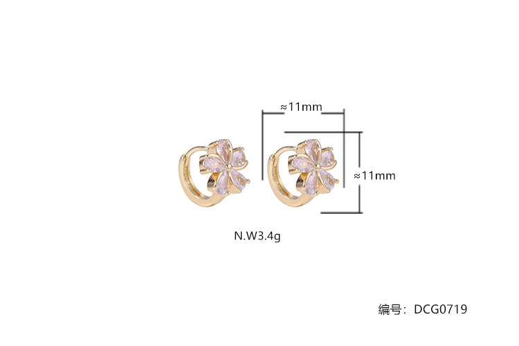 Brincos Flores de Luxo DCG0719