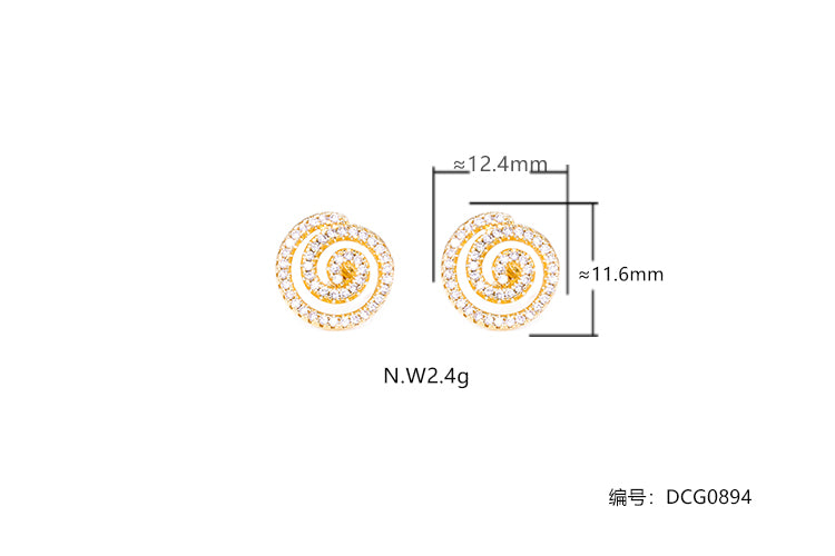 Brincos Espiral DCG0894