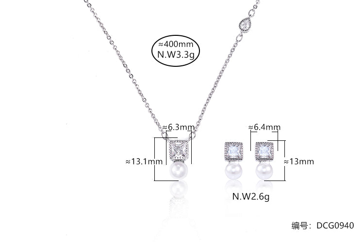 Conjunto perola Shell iluminado DCG0940