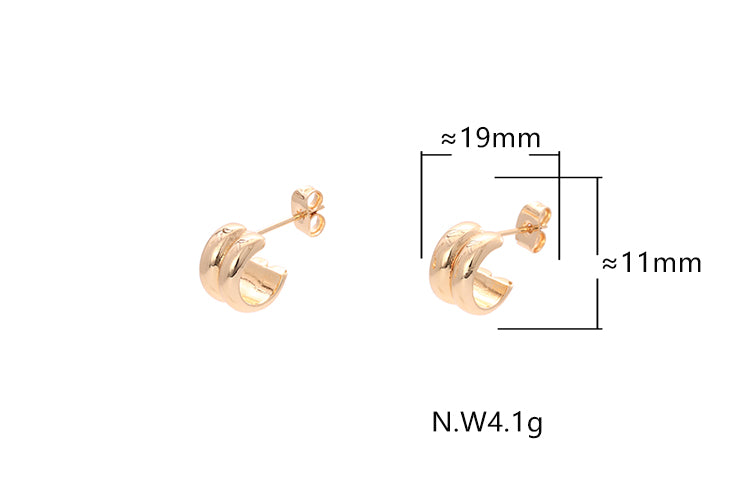 Brincos Argola P linhas XYE105434
