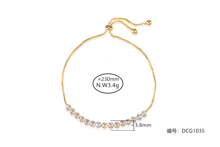 Pulseira Riviera Ajustavel encanto DCG1035