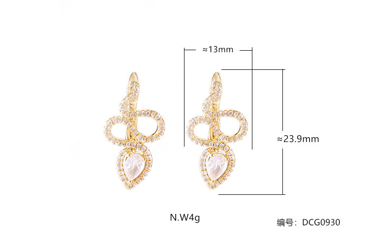 Brinco Luxo Cravejado DCG0930