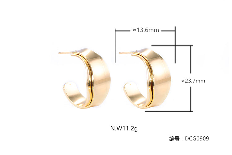 Brincos Argolas luxo DCG0909