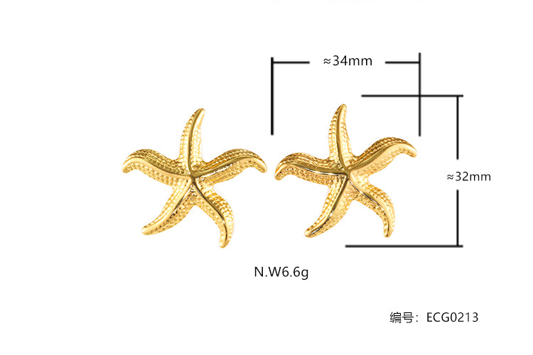 Brincos estrela do Mar ECG0213
