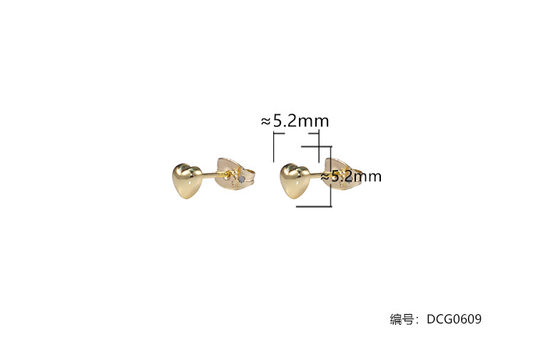Brinco Coracao Liso P DCG0609