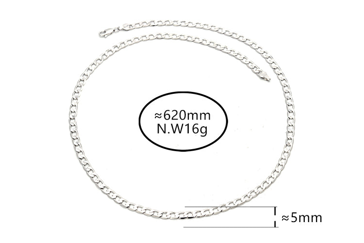Colar Elos Retangulares DCG0262