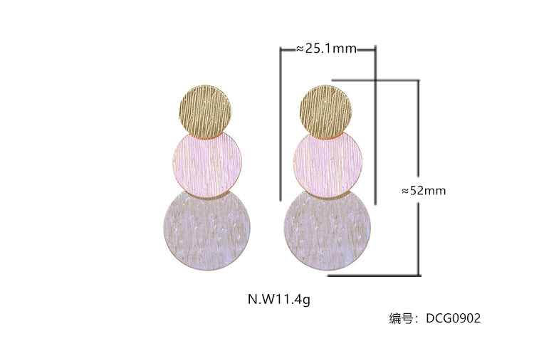 Brincos textura e estilo DCG0902