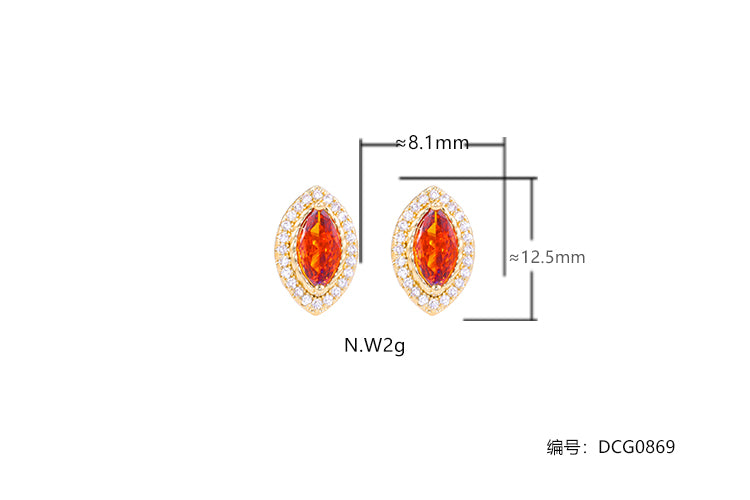 Brincos Gotas Cravejadas Sublime DCG0869