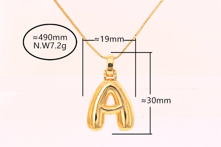 Colar com pingente Letra inicial XYN101526