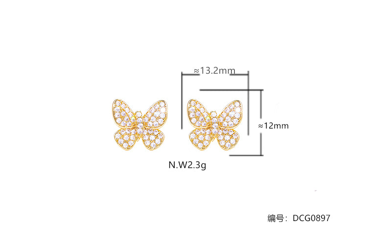 Brincos Borboleta DCG0897