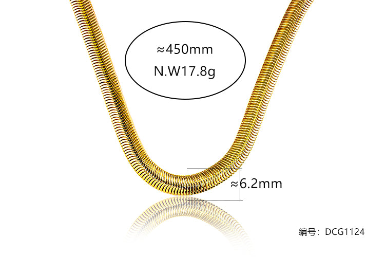 Colar Malha com Extensor 45com+ 5 6mm DCG1124