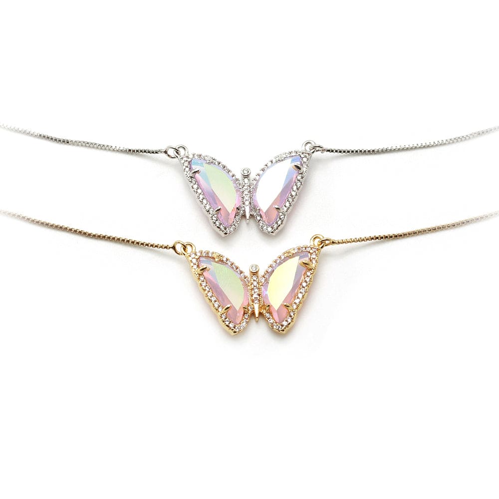 Colar/ Borboleta Espelhada XYS100967 VENDIDO SEPARADAMENTE