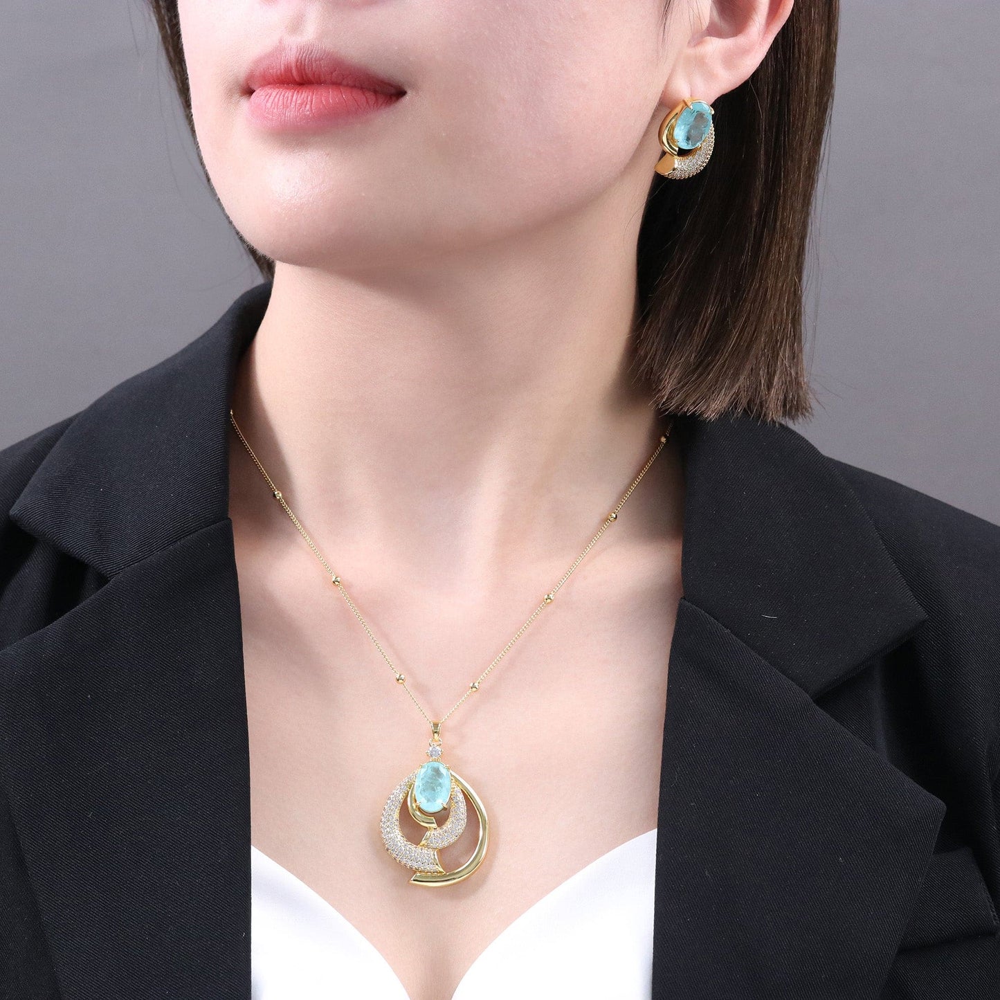 Brinco Fusion Oval Imponente - XYS101224