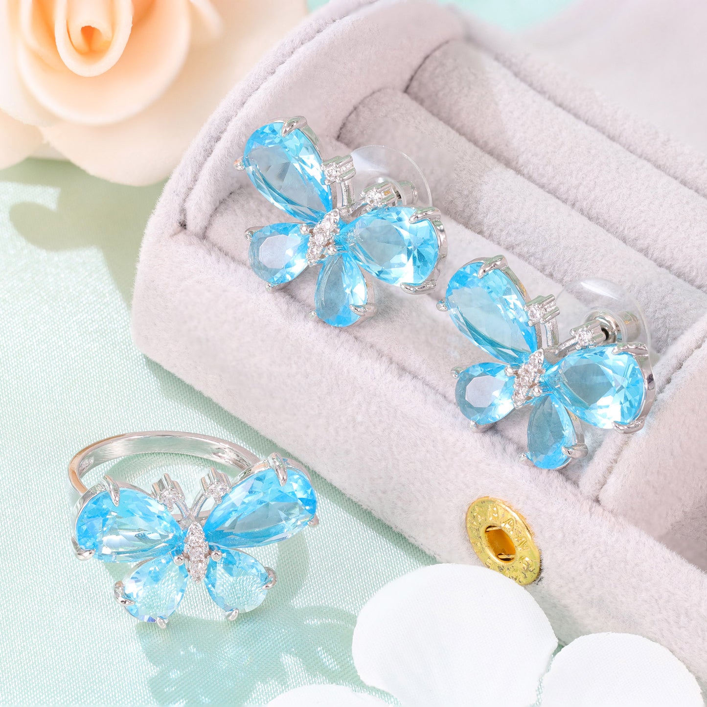 Brincos de borboleta requintados - XYS101185