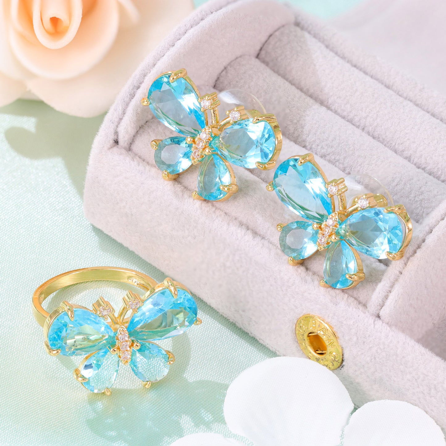 Brincos de borboleta requintados - XYS101185