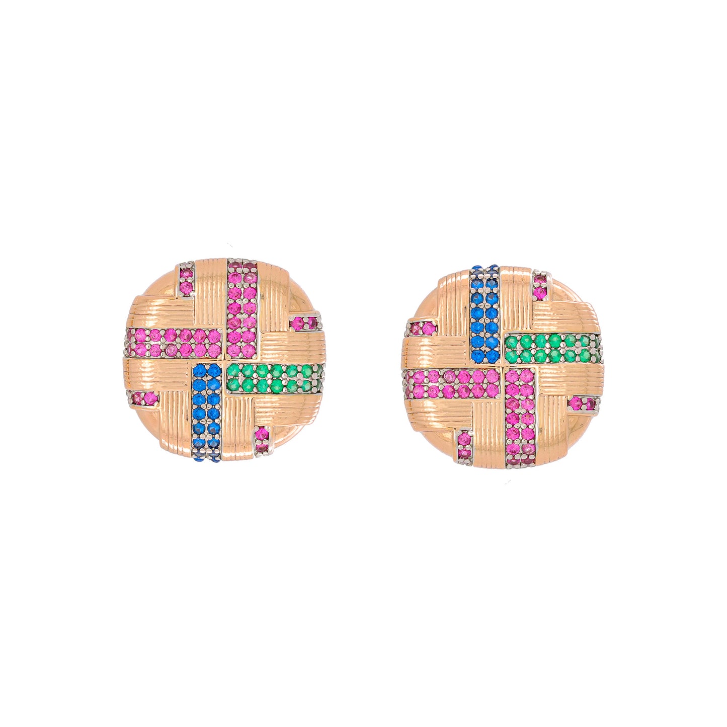 Brincos Textura e cravejado XYE105477