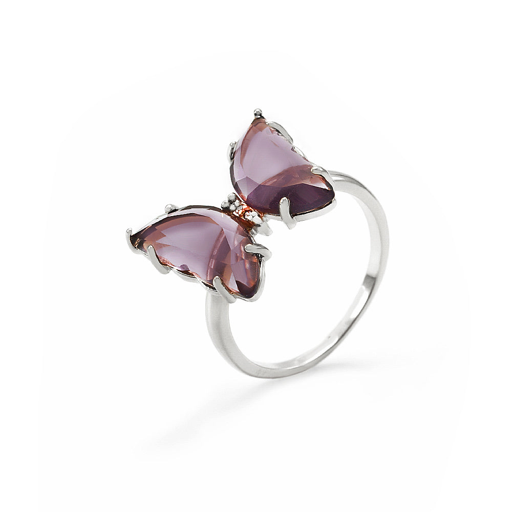 Borboletinha de Vidro ANEL-XYS100732