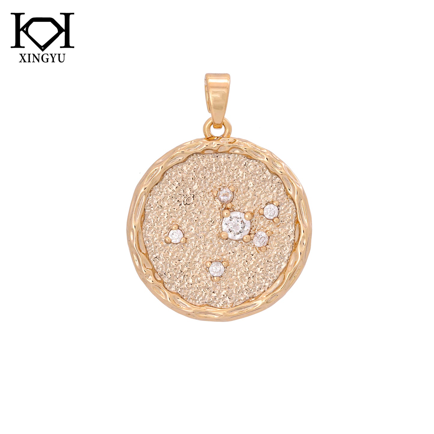 Colar Circulo detalhado e cravejado