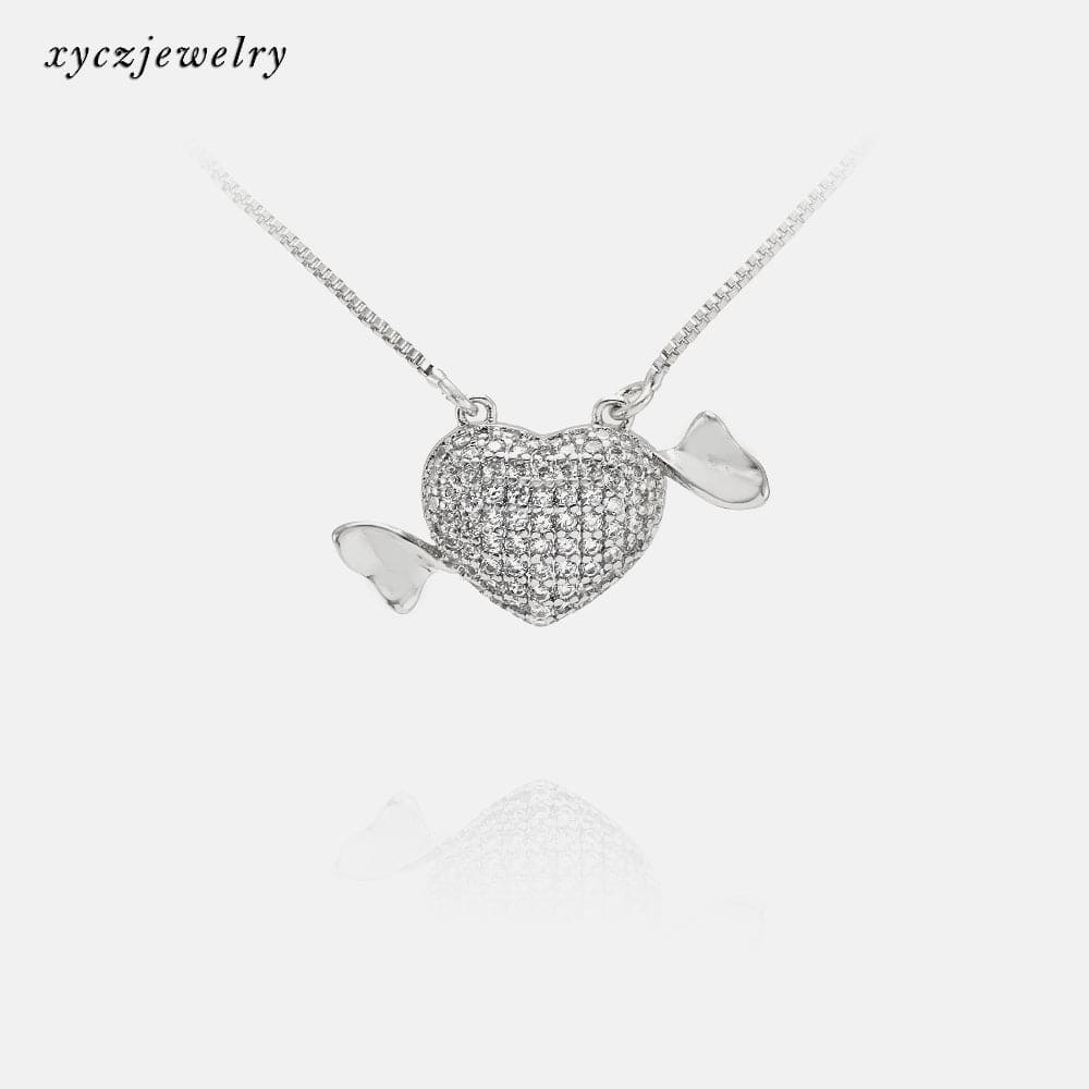 Colar Coração Alado XYS100948 VENDIDO SEPARADAMENTE