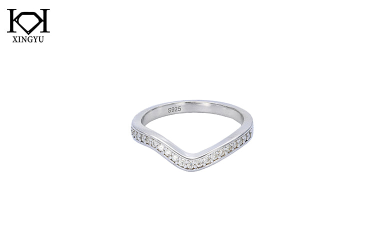 Anel Realeza Prata 925 e Moissanite XYR101496
