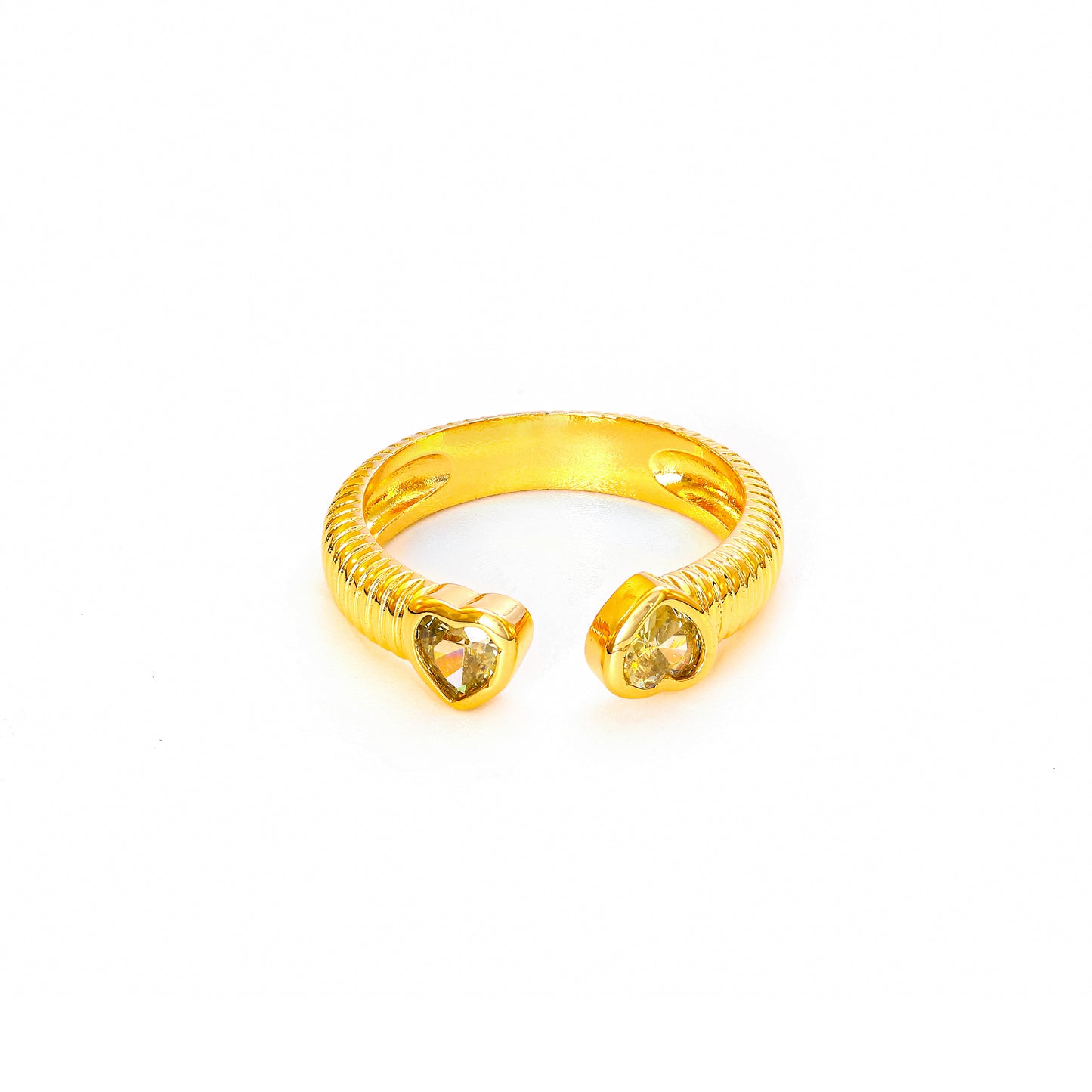 Anel aberto coração color - XYR103428