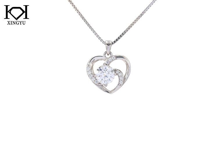 Colar Encanto Prata 925 e Moissanite XYN101333