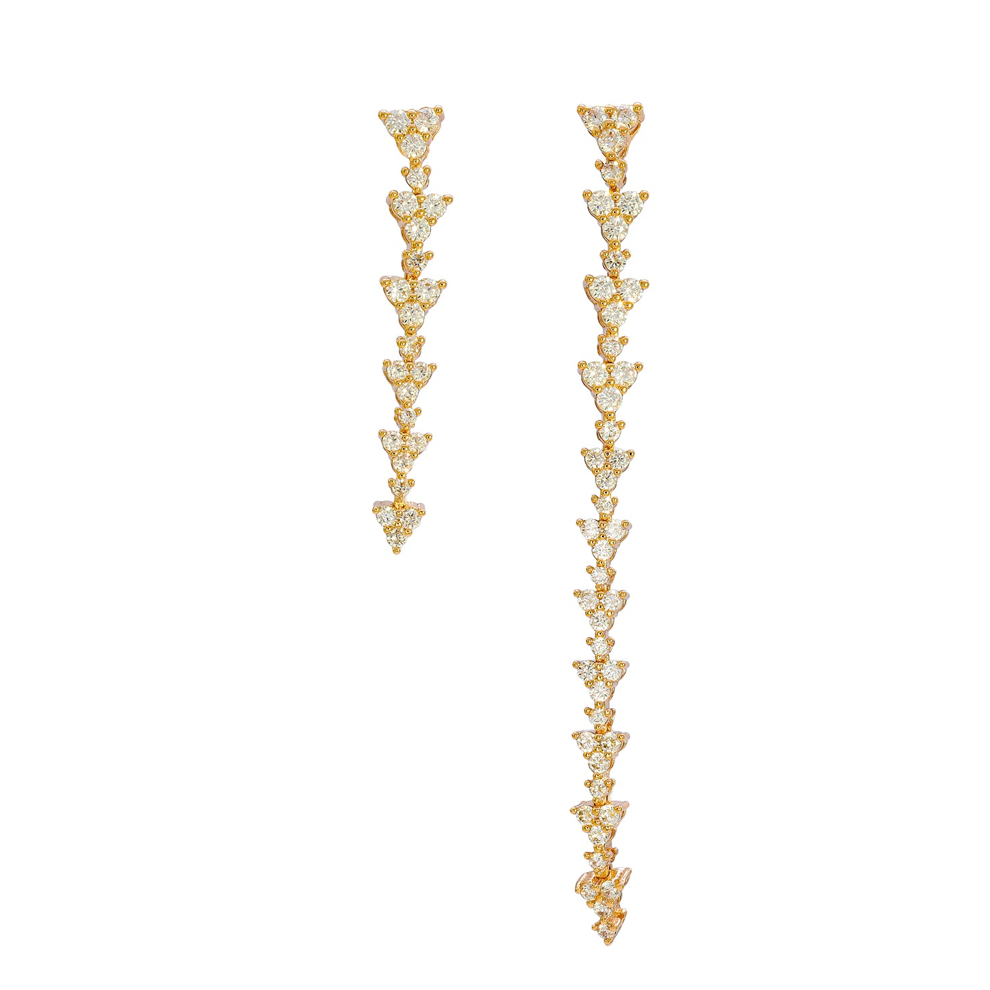 brinco cascata cristal - XYE104847