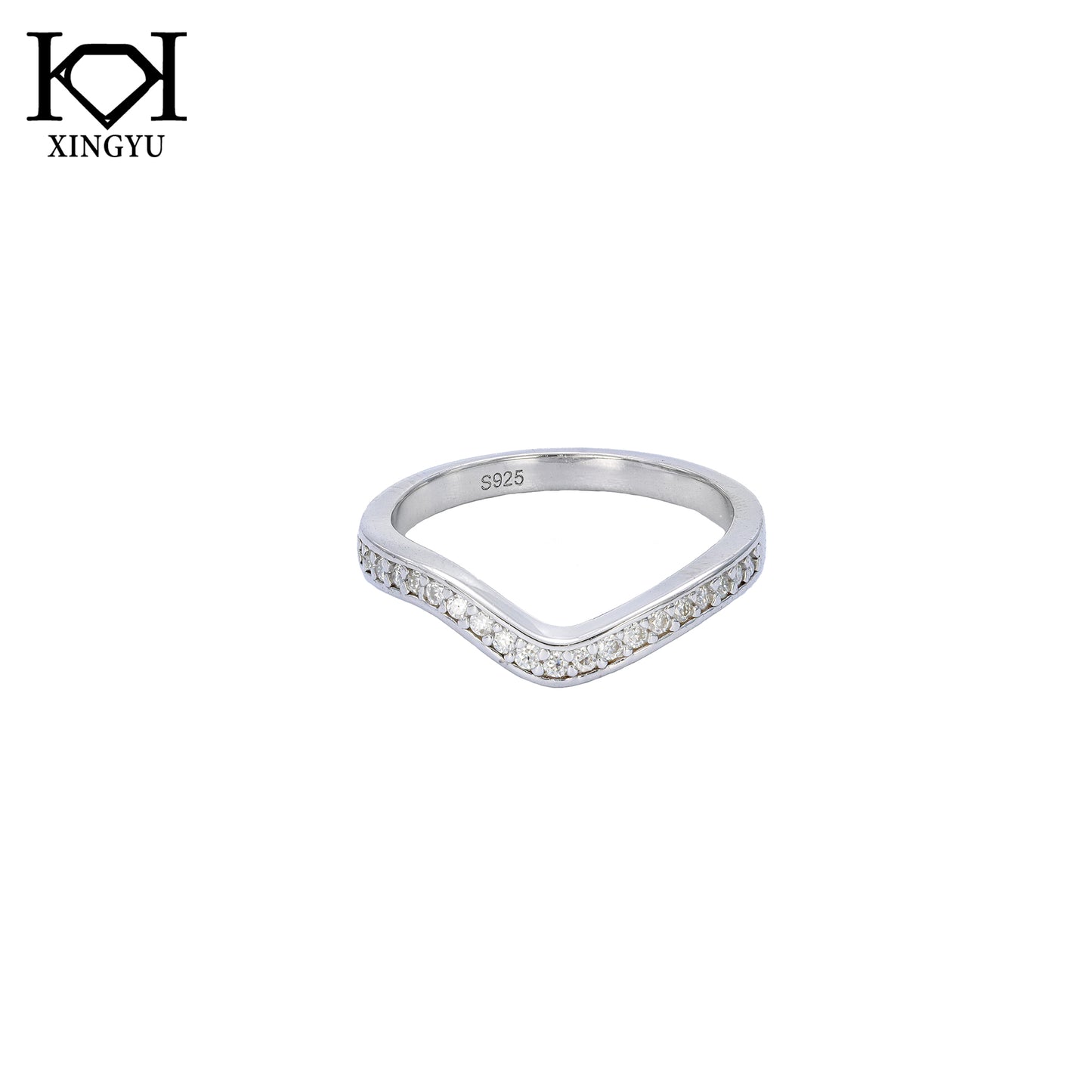 Anel Realeza Prata 925 e Moissanite XYR101496