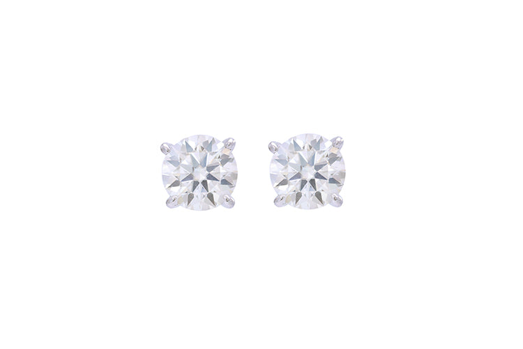 Brincos ponto de luz Prata 925 e Moissanite XYE104917