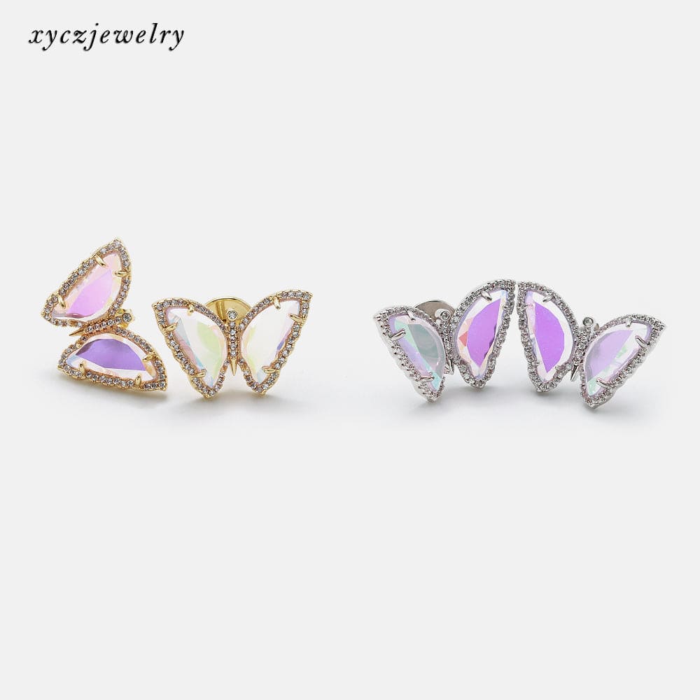 Brinco Borboleta Espelhada XYS100967