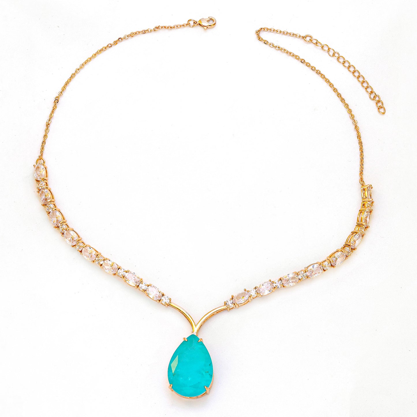 Colar de pingente de gota de água - XYN101349