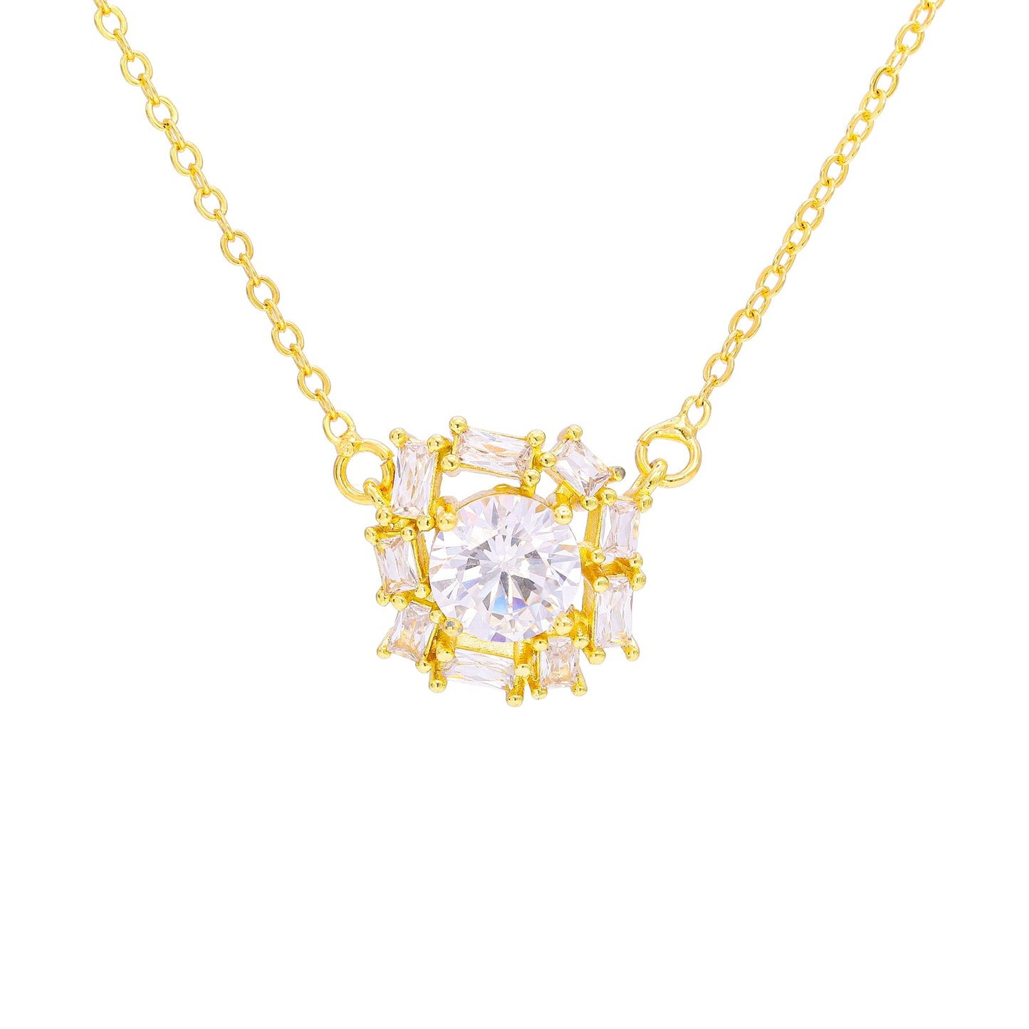 Colar Geométrico Radiante - XYS101357