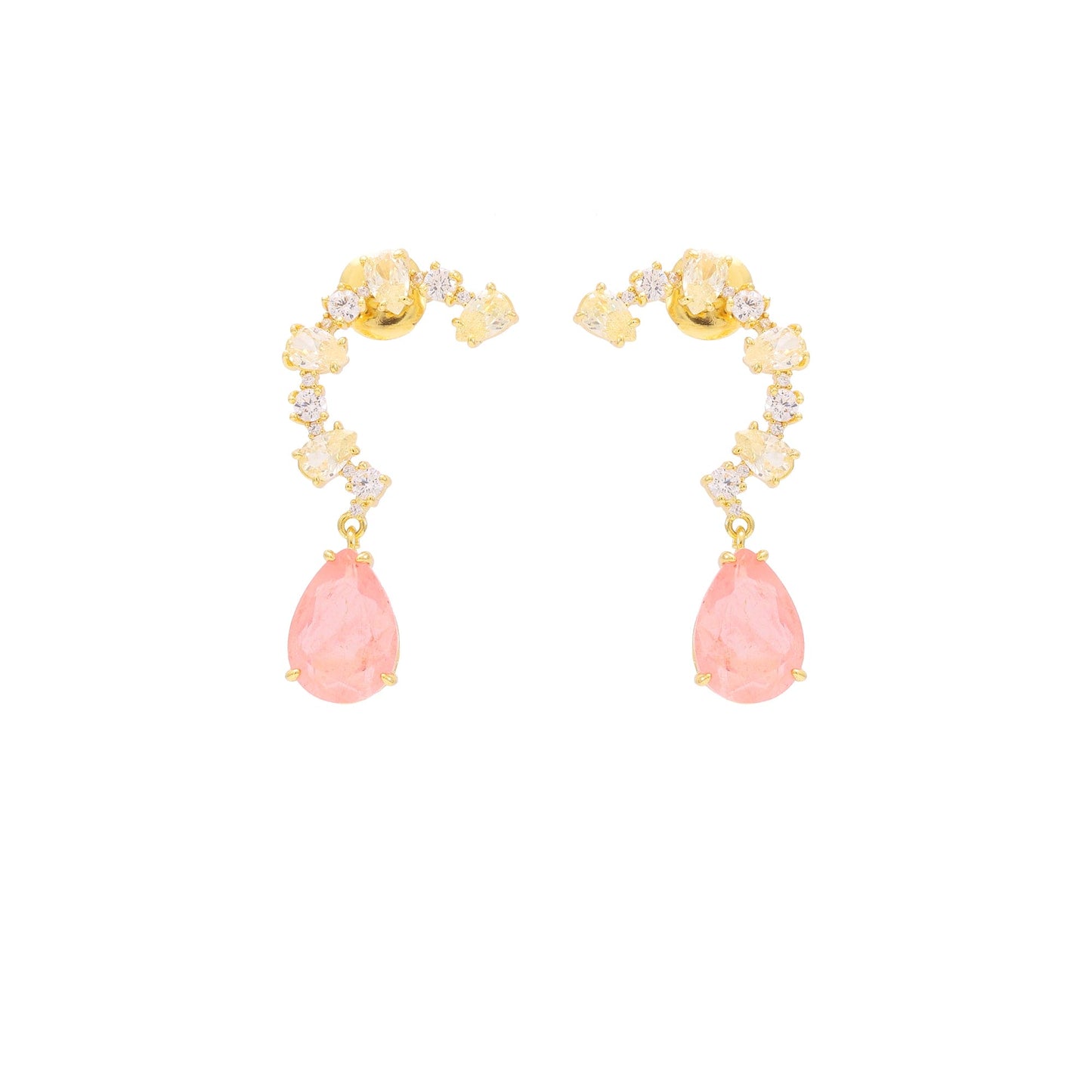 Brinco Fusion Gotas Elegantes - XYE104611