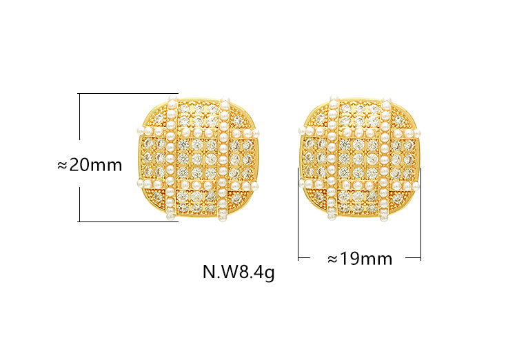 Brinco Cravejado Iluminado - CCG1021