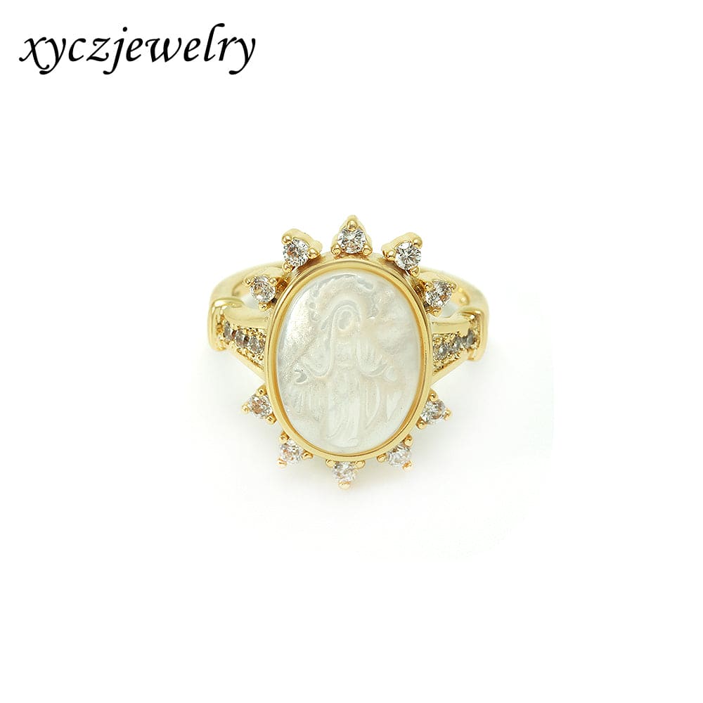 Anel Nossa Senhora na Madrepérola - XYR103321