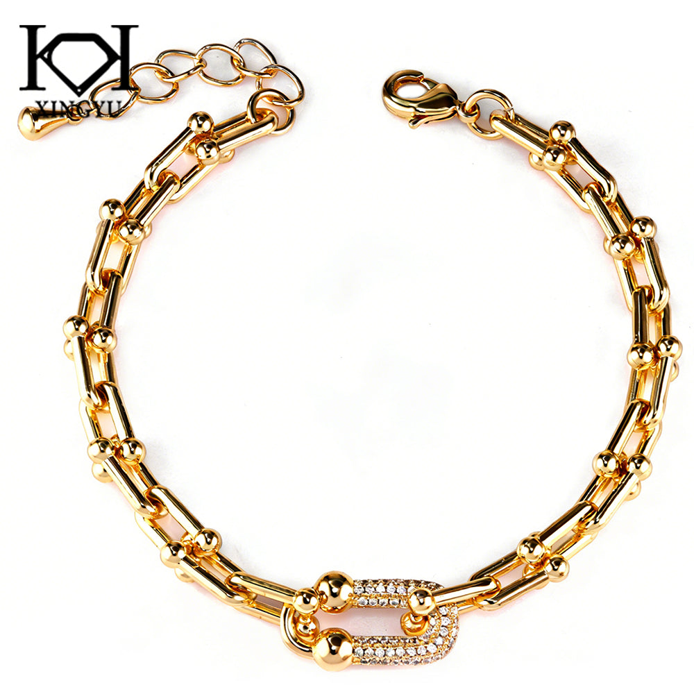 Conjunto Inspiracao Tiffany elo Cravejado DCG1164