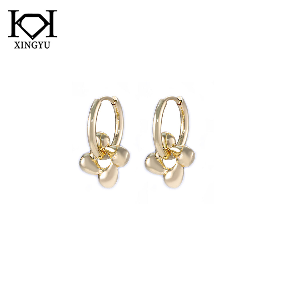 Brincos Flores Lisas DCG0721