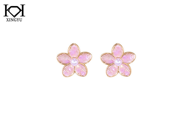 Brincos Flores Coloridas ECG0088