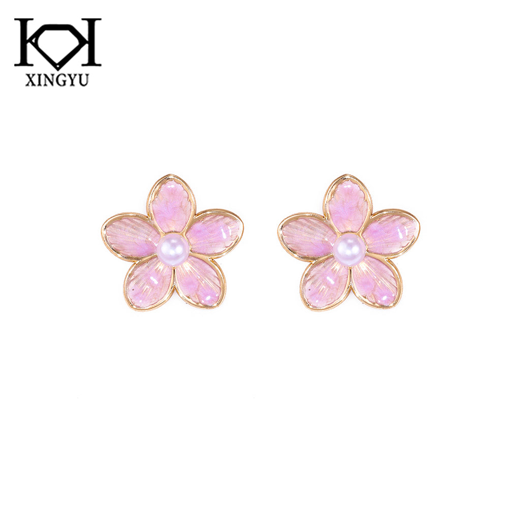 Brincos Flores Coloridas ECG0088