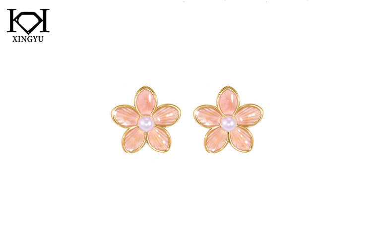 Brincos Flores Coloridas ECG0088