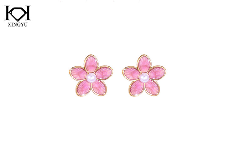 Brincos Flores Coloridas ECG0088