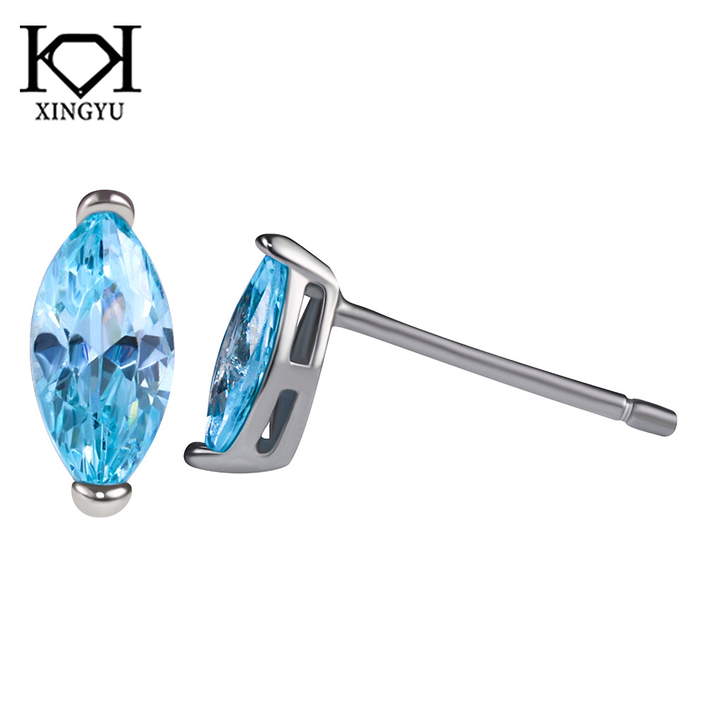 Brinco Aquamarine em Prata 925 ER-MQ3X6