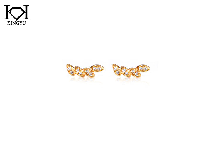 Brincos ear cuff cascata DCG0994