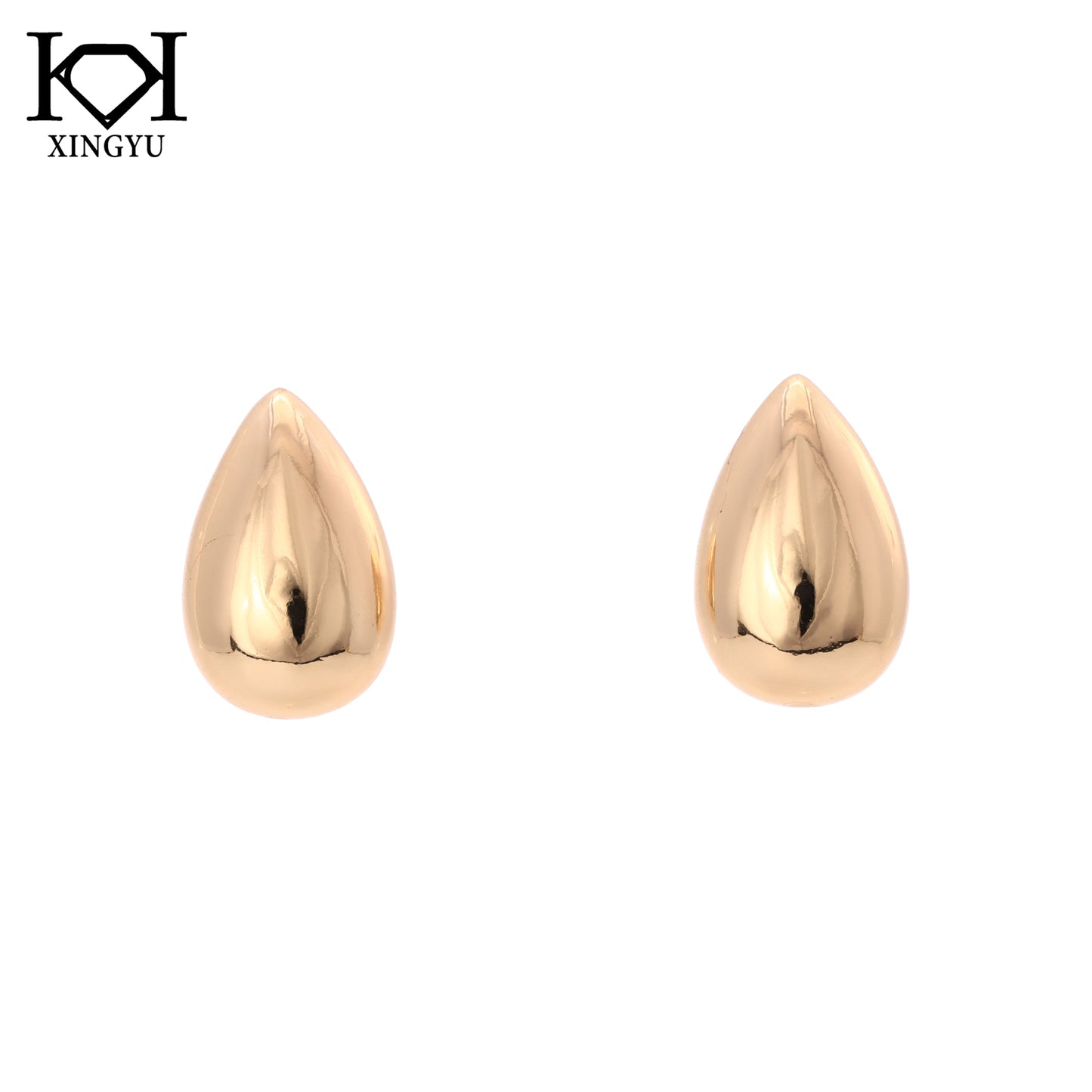 Brincos Gota Lisa Luxuosa XYE105353