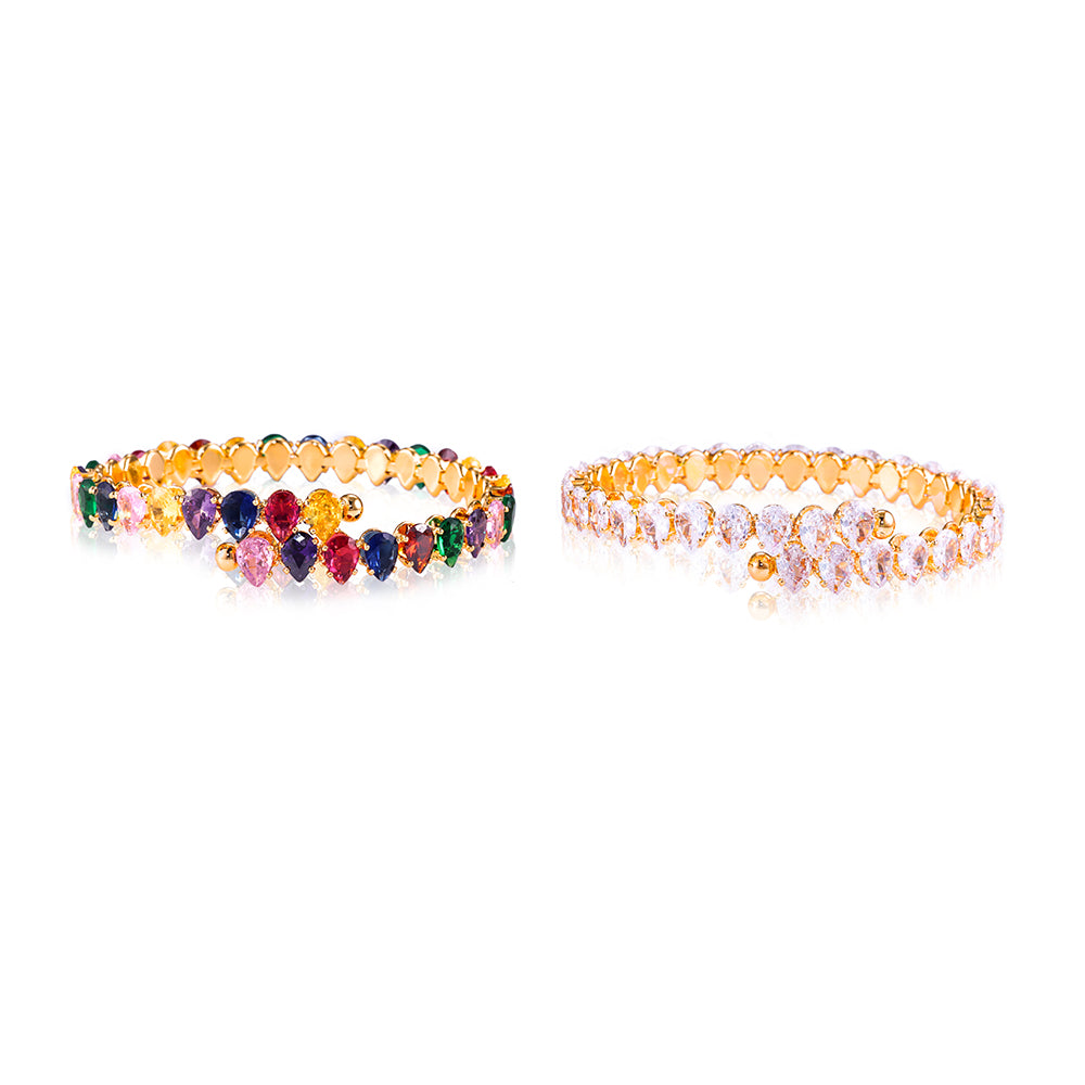 Bracelete Riviera Luxo Marquise stone oval DCG0948